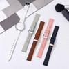 WOCCI 20mm Watch Strap with Rose Gold Buckle, Elegant Genuine