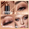 LANGMANNI 8Pcs Eyeshadow Stick Gift Set,Soft Smooth Cream With Matte