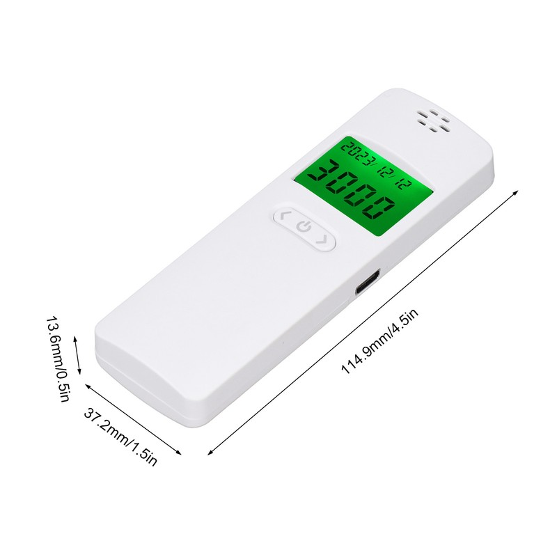 Alcohol Tester ABS High Accuracy MEMS Semiconductor Portable Breath Tester