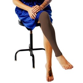 Tat2X Ink Armor Premium Full Leg Tattoo Cover Up Sleeve - No Slip Gripper - U.S. Made - Black - ML (single leg tattoo cover up sleeve)