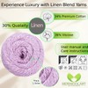 MeriWoolArt® Linen Soft Yarn - Premium Natural Yarn for Knitting