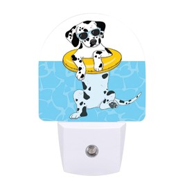 YKJAHSD Cute Dog Night Light, Plug into Wall Decor Nightlights for Boys Girls Women Men Room Gifts, with Dusk to Dawn Light Auto Sensors LED Night Lights for Bedroom Bathroom Hallway Kitchen