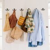 Homanu 14 Pack Coat Hooks, Heavy Duty Double Prong Coat