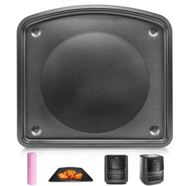 GCQ Air Fryer Replacement Tray for Electrolux Experience 12L EAF90 Air Fryer Oven, 10’’×9.6’’ (25.5*24.5 CM) Food Grade Air Fryer Accessories Grill Pan Grill Plate Crisper Plate Replacement Parts Rack