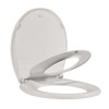 Round Toilet Seat Soft Close 17'' with Toddler Seat Built