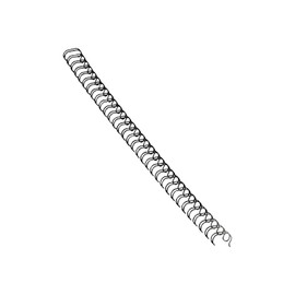 Fellowes 5255601 Wire Bindings, 9/16-Inch Diameter, 130 Sheet Capacity, Black, 25/Pack