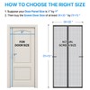 Heavy Duty Door Screen Magnetic Closure, LOVIGA Thickened Fiberglass Screen
