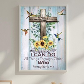 Sanjee Diamond Painting Kits for Adults, 5D DIY Christ Cross, Round Full Drill Diamond Dots Paintings Diamond Painting Gem Art Craft for Home Wall Decor, 12x16inch