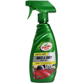 Turtle Wax Quick and Easy Wax and Dry Spray Wax - 1 Step - Carnauba Shine - Prevents Water Spots - Repels Rain