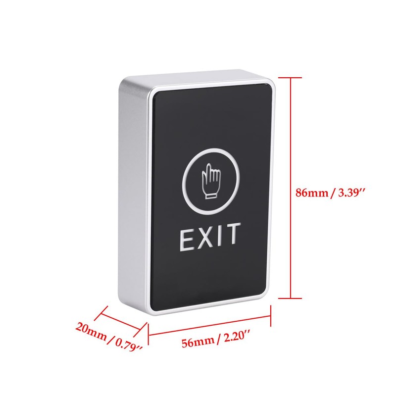Touch to Exit Button for Door Access Control System LED