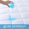 Quilted Double Bed Mattress Protector, YUGYVOB 100% Waterproof Mattress Protector,