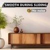 Landical 2 Sets 4 ft Long Plastic Sliding Cabinet Door