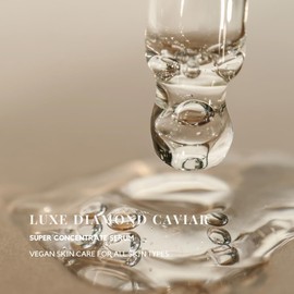 EDA LUXURY BEAUTY Luxe Diamond Caviar Super Concentrate Serum - Anti-Aging, Repairing & Firming, Daily Anti-Wrinkle Collagen & Hyaluronic Acid Face Serum - Vegan, Paraben-Free