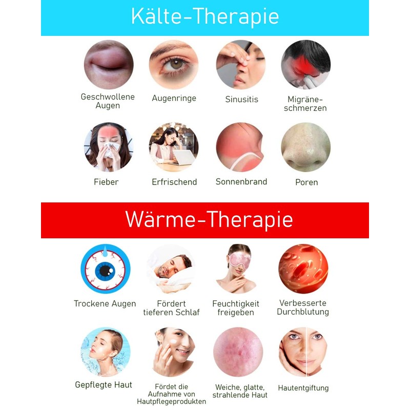 ICEHOF Cooling Face Mask with Clay, Relaxation and Wellness Mask