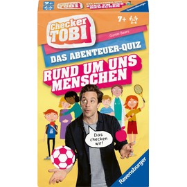 Ravensburger 22493 - Checker Tobi Around Us People - The Adventure Quiz for Children from 7 Years, Quiz & Join Game for Children and Families, for 2-4 Players