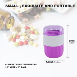 Pill Cutter, Crusher and Grinder, Splitter, Ideal for Small Pills, Accurate and Easy Cutting, Stainless Steel Blade, Perfect for Travel, Ideal for Purse or Pocket, Daily Usage, Ideal for Medication