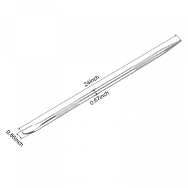 uxcell 24 Inch Aligning Pry Bar Round Crowbar Sleever Bar for Prying and Aligning with Non-slip Handle