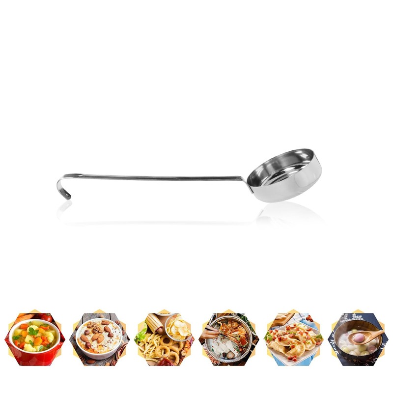 Tsnamay 10.55" Stainless steel 201 Pizza Sauce spoon Kitchen Ladles