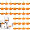 Nuanchu 30 Pcs 1.5'' Christmas Unscented Floating Candles for Centerpieces