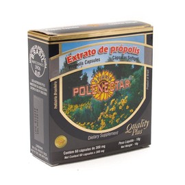 6 Boxes of Brazilian Green Bee Propolis Extract Apiario Polenectar Concentrated Softgel 300 mg Capsules by JLBrazil