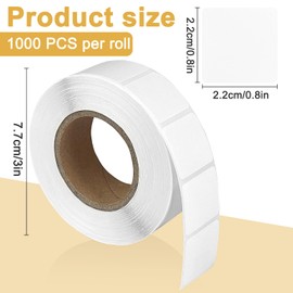 Guyuyii 1000/3000 pc 0.87 inch Self-Adhesive Target Pasters - Perfect for Marking Shots and Target Repair in USPSA, IPSC, IDPA Practice - Keep Your Targets Looking Great (Black/White)