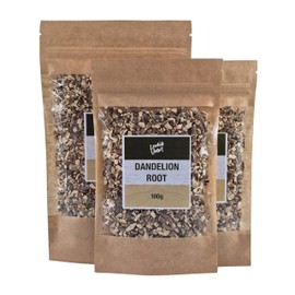 Lowhill Valley Dandelion Root Herbal Tea - Naturally Enhance Digestion – 100% Pure Dried Dandelion Root – No Additives or Preservatives – Responsibly Sourced Taraxacum officinale – 200g