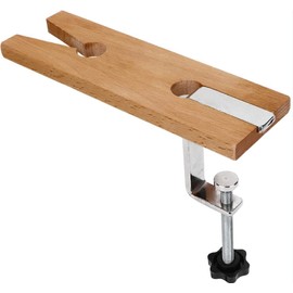 BORDSTRACT Wooden Workbench Jewelers, Bench Clamp Clamp C-Shaped V-Slot on Table for Jewellery Making and Processing