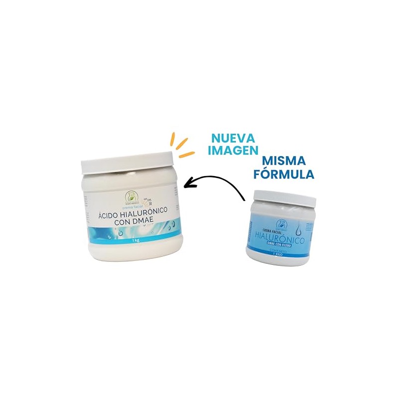 Crema Facial De Hialuronico & DMAE Con Filtro Solar Productos
