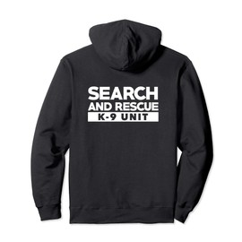 K9 Thin Orange Line Search & Rescue SAR K-9 Team Hoodie