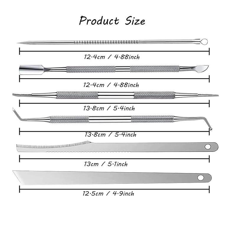 11 Pieces Ingrowing Toenail Kit, Sharp Ingrown Toenail Treatment Tools,
