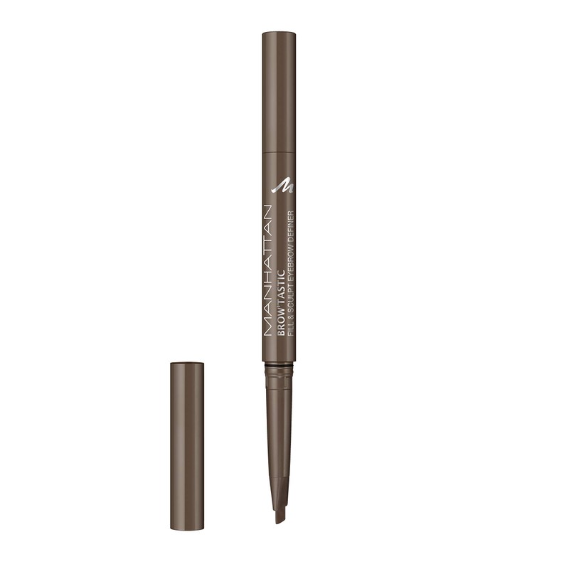 Manhattan Browatastic Fill &amp; Sculpt Eyebrow Definer, 002 Medium Brown,