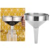 Stainless Steel Funnel, Large Thickened Food Grade Kitchen Funnel for