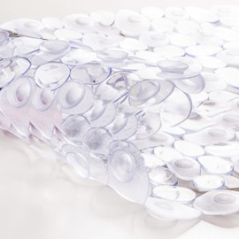 Circul Bath Mat 70 x 35 cm Transparent Stone Look