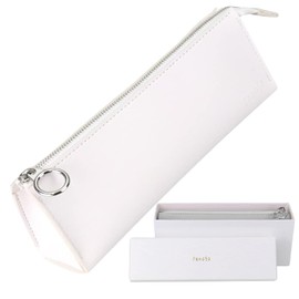 Penogo Adult Cute Ultra Simple Pencil Case, Women's, white