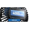 Sweetfull Portable Clip-on Fan 4000mAh Rechargeable LED Display 4 Speeds
