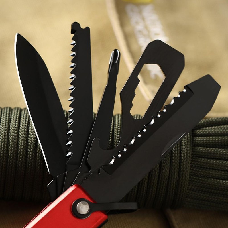 Men's Multi Tool Steel Hammer Camping Accessories Foldable Hammer Axe