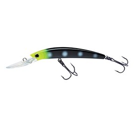 Yo-Zuri Crystal Minnow Deep Diver Walleye Floating Lure, 5 1/4", Zombie