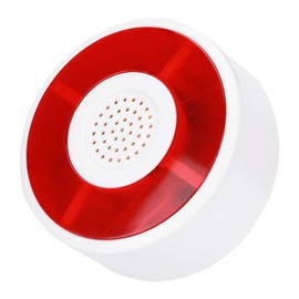 Sonew DC 12 V Siren Alarm, LED Flashing Alarm Acoustic Optical Alarm System Safety Lamp Alarm Strobe Signal Warning Light Siren