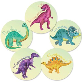 Zonon 10 Pcs Dinosaur Potty Training Stickers Dinosaur Toilet Target Sticker You Pee on Reusable Potty Toilet Targets Color Changing Pee Target for Kid Training Use