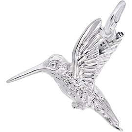 Rembrandt Hummingbird Charm - Metal - Sterling Silver