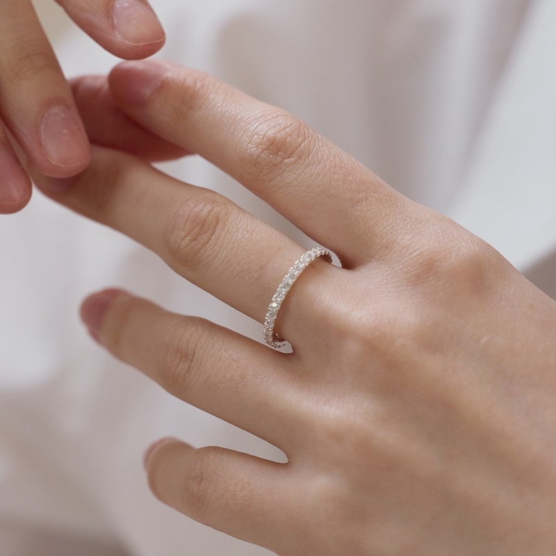 925 Silver Standard Tennis Ring No. 17 / 925실버 스탠다드