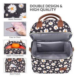 Hafmall Loncheras Termicas De Doble Capa Para Dama/mujeres Fiambrera