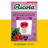Ricola Berry Medley Cough Suppressant Throat Drops, 18 Count Box