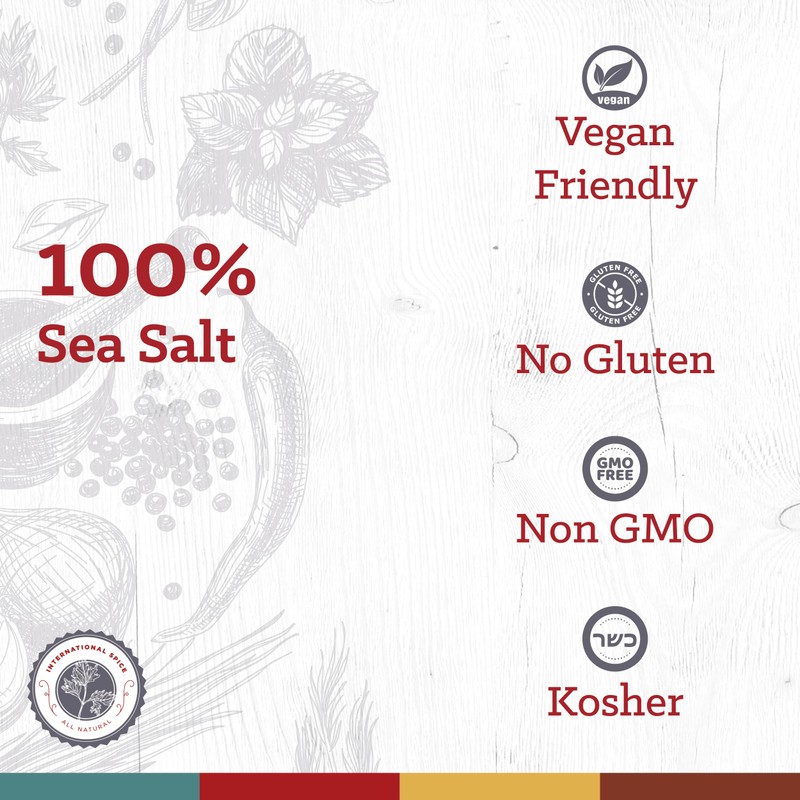 Hickory Smoked Salt by International Spice, Cooking Gifts for Men,