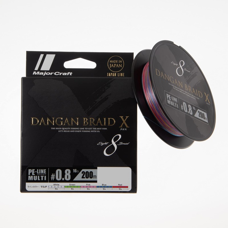 Major Craft PE Line Bullet Braid Cross DBX8-200/0.8MC