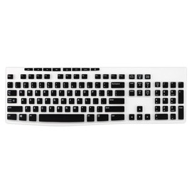 Boaulee Silicone Keyboard Cover for Logi MK270 and K200 K260 K270 MK200 MK260 MK270 MK275 MK295,Washable,Anti-Dust Keyboard Skin Prontector (Black)
