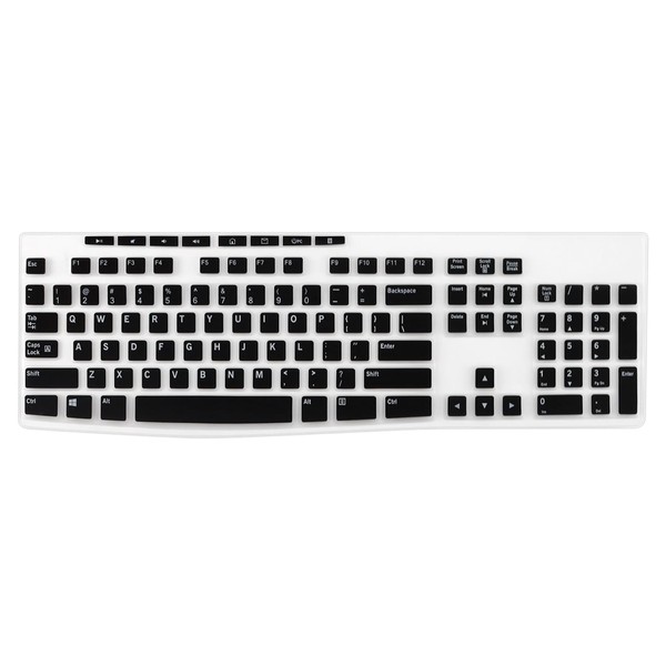 Boaulee Silicone Keyboard Cover for Logi MK270 and K200 K260
