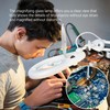 AOMEKIE Magnifying Lamp with Clamp, 5D (2.25X), 60 Pcs SMD