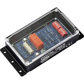 Kemo M113D Digital Timer Switch 12V/DC for 1-2047 Seconds/Minutes with LED Indicators. Control by external control pulses or automatically after power on