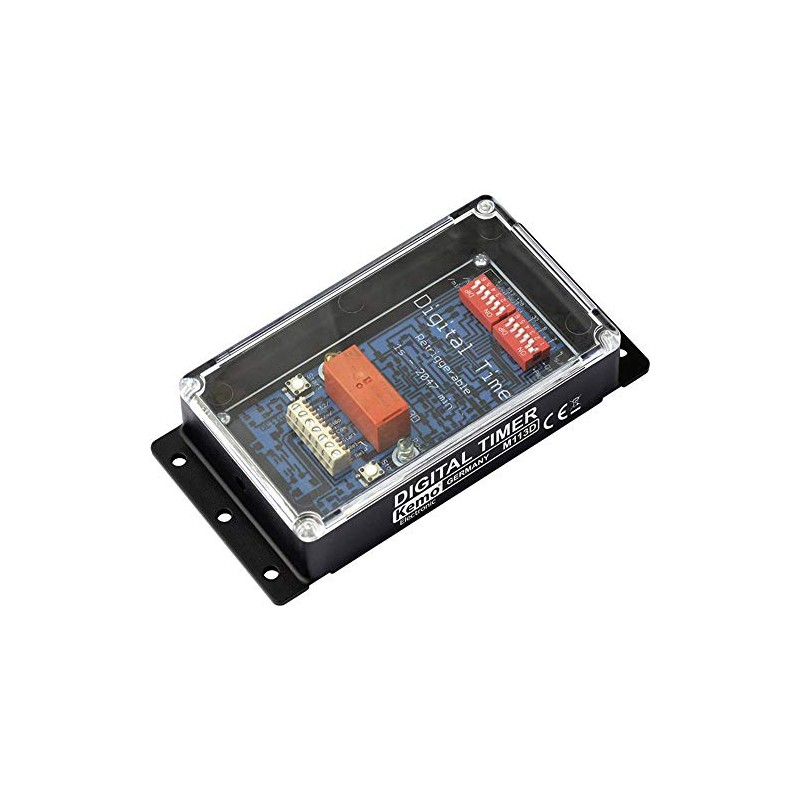 Kemo M113D Digital Timer Switch 12V/DC for 1-2047 Seconds/Minutes with